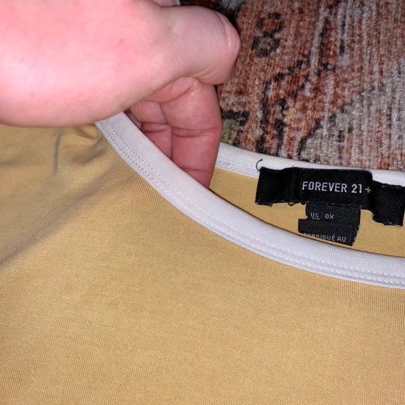 Yellow Basic Top - Picture 2 of 4